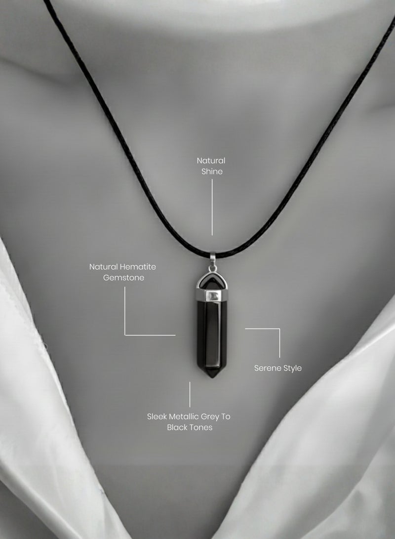 British Fossils Natures Gift Pendant Hematite - Image 3