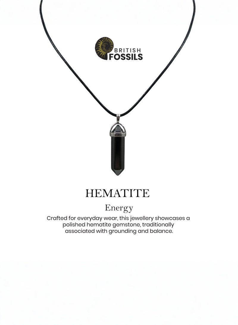 British Fossils Natures Gift Pendant Hematite - Image 4