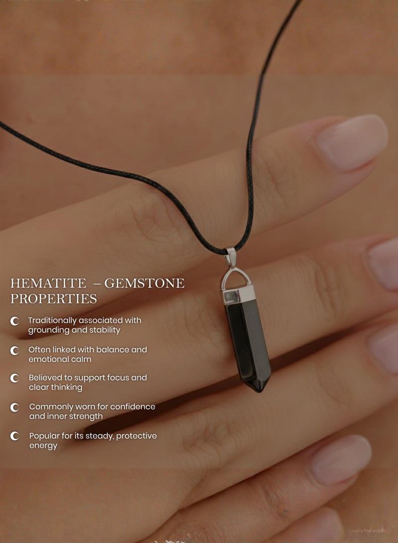 British Fossils Natures Gift Pendant Hematite - Image 5