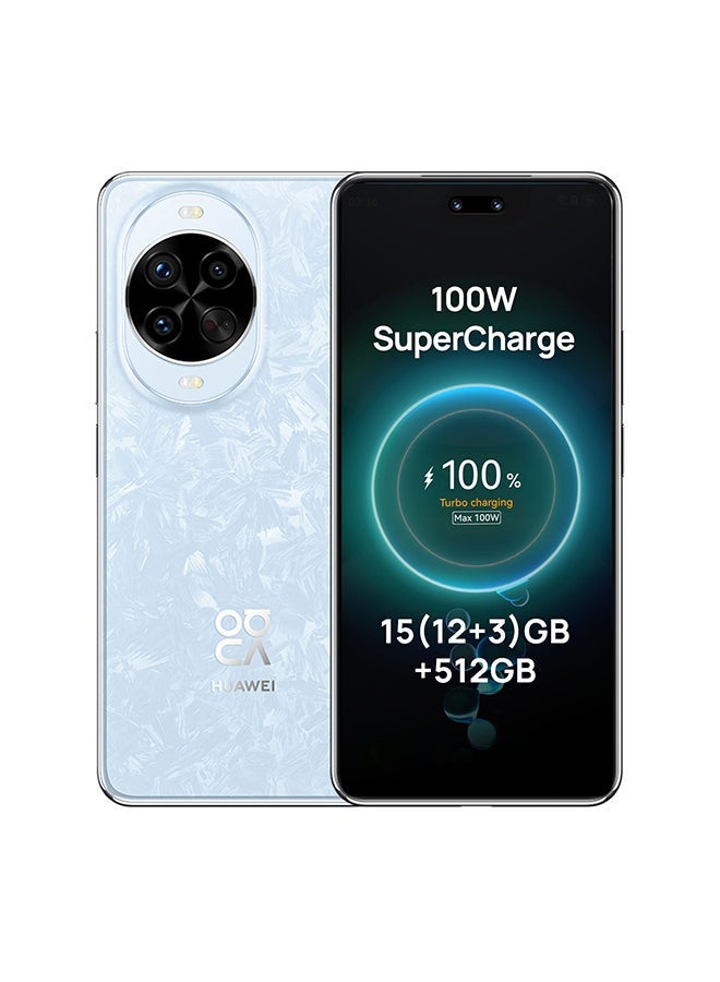 HUAWEI نوفا 14 برو ثنائي الشريحة كريستال أزرق 12 جيجابايت 512 جيجابايت 4G - نسخة الشرق الأوسط وحزمة HUAWEI FreeBuds 7i البيضاء - Image 2