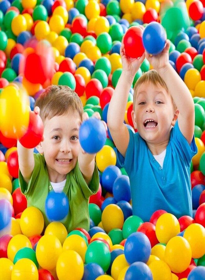 50-Piece Soft Ocean Pit Toy Balls Play Set Multicolored For Age Group 1+ Years 31.4x29x18cm  - Image 3