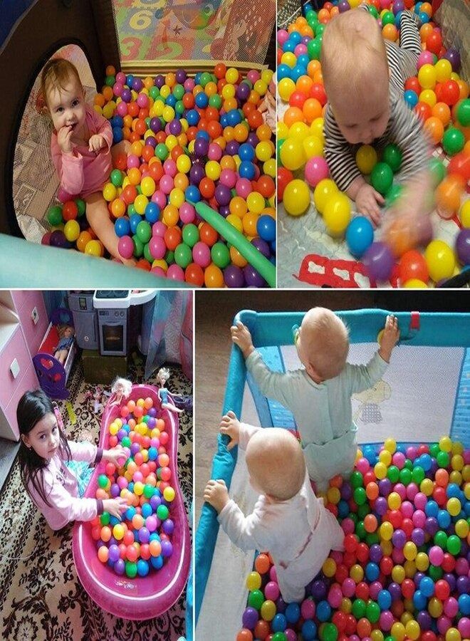 50-Piece Soft Ocean Pit Toy Balls Play Set Multicolored For Age Group 1+ Years 31.4x29x18cm  - Image 5