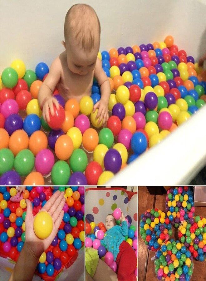 50-Piece Soft Ocean Pit Toy Balls Play Set Multicolored For Age Group 1+ Years 31.4x29x18cm  - Image 4