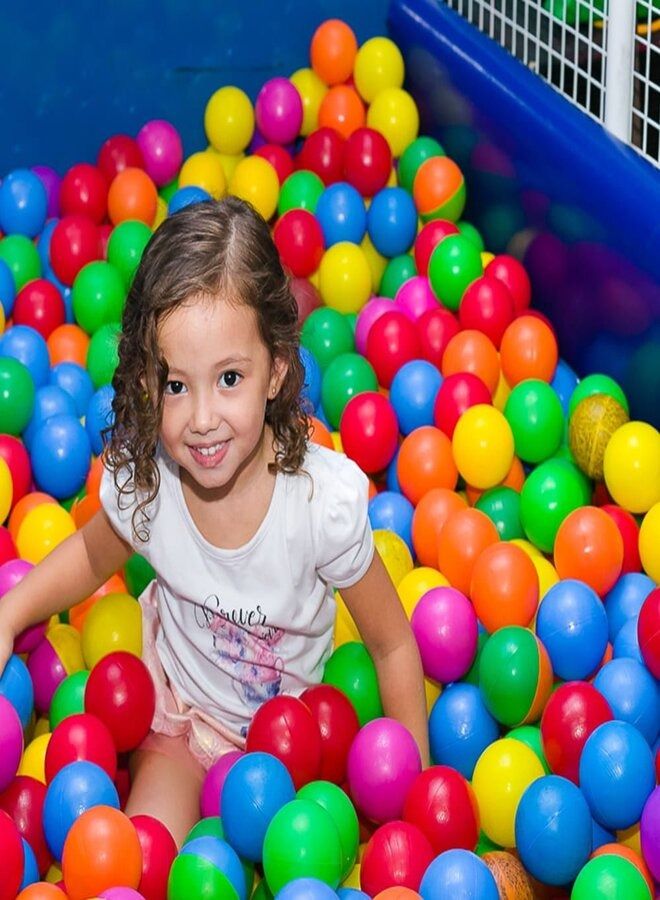 50-Piece Soft Ocean Pit Toy Balls Play Set Multicolored For Age Group 1+ Years 31.4x29x18cm  - Image 1