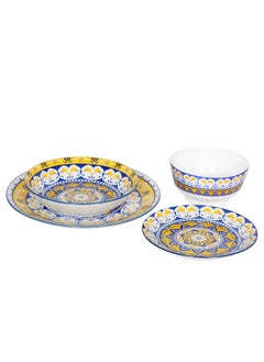 Yellow/Blue/White