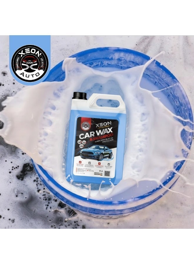 Car Wash Shampoo 5L Wax & Foam | Paint Protection | Shine with Fresh Fregrance Automotive & Vehical Shampoo - Image 5
