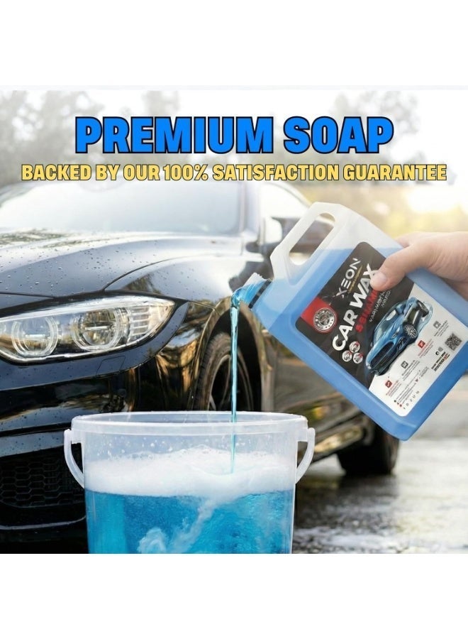 Car Wash Shampoo 5L Wax & Foam | Paint Protection | Shine with Fresh Fregrance Automotive & Vehical Shampoo - Image 2