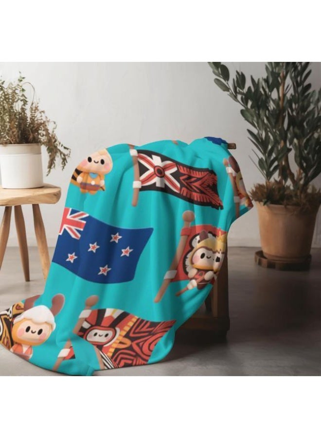 general Baby and children's cartoon flannel thin blanket (warm and comfortable, suitable for sleep, game use) 70cm*100cm - Image 2
