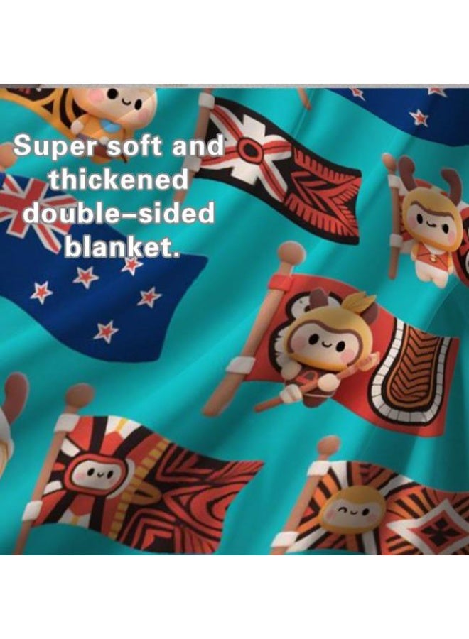general Baby and children's cartoon flannel thin blanket (warm and comfortable, suitable for sleep, game use) 70cm*100cm - Image 4