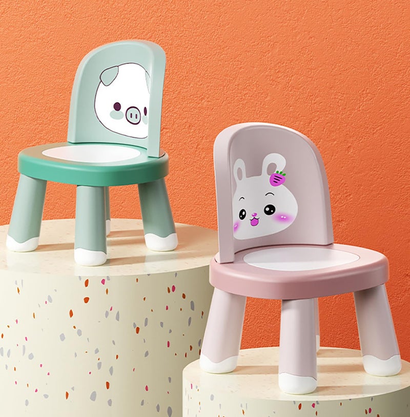 House of Quirk Detachable Baby Chair - Multifunctional, Adjustable Plastic Backrest, Compact Chair & Stool for Toddlers (Rabbit Yellow), 42 cm, 32 cm, 27.5 cm - Image 5