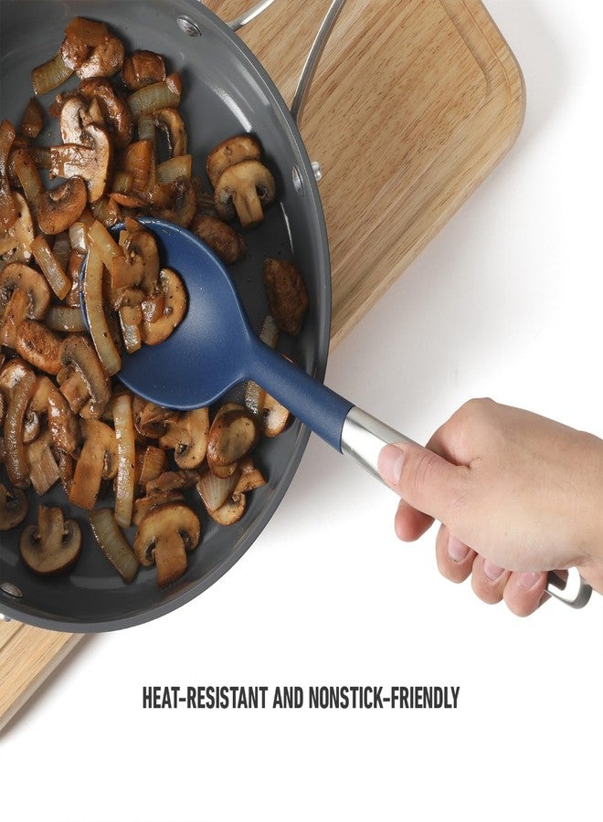 كالفالون ملعقة مطبخ كاليفالون برايم من الفولاذ المقاوم للصدأ برأس سيليكون أزرق داكن - Image 3