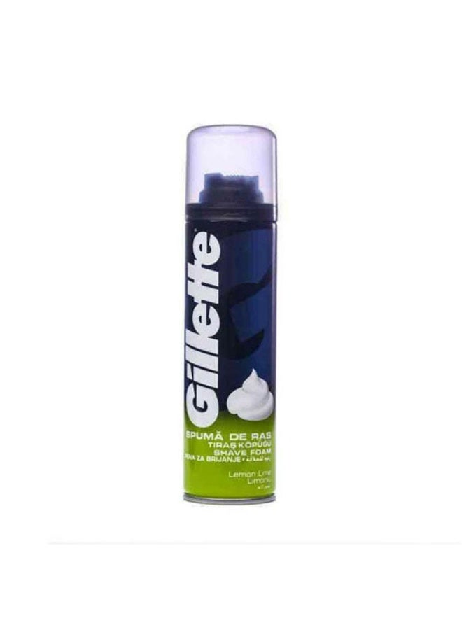 Gillette Men's Lemon Shaving Foam, 200ml