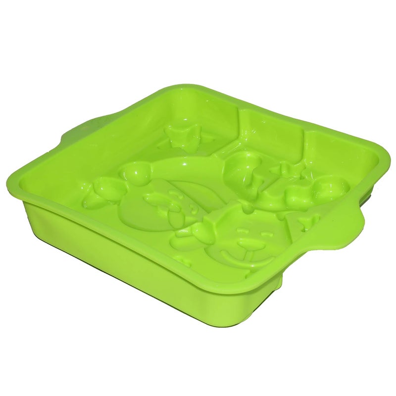 JADES Christmas Themed Cake Mould Santa Reindeer Green - Image 2