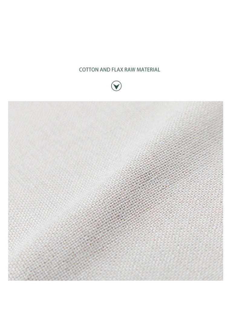 XiuWoo مفرش طاولة عيد مبارك قماش قطن جوت مزدوج الجوانب زينة عيد الفطر فوانيس القمر مفرش طاولة لعيد الفطر (42*32 سم) - Image 2