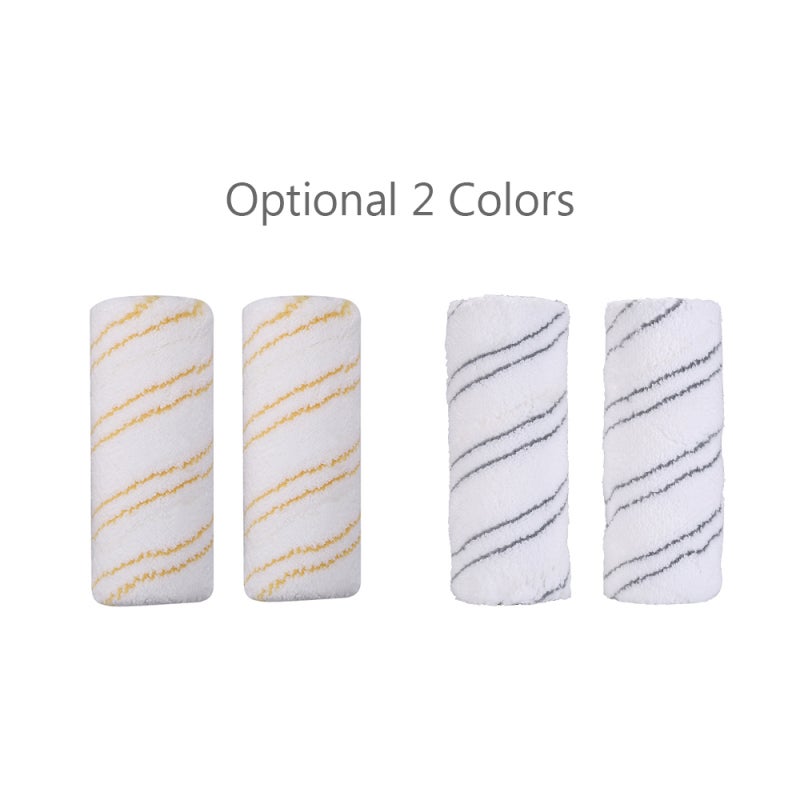 Floor Cleaner Roller Replacement Set Kit 2 Pcs Multi-Surface Rollers Replacement for Karcher FC3 FC3D FC5 FC5D Hard Floor Cleaners Machine Washable - Image 2