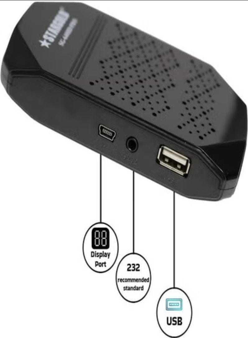 Stargold Mini HD Audio and Video Satellite Receiver Full HD 4K With 4000 Channels, EPG, MPEG-2/4, OSD, Blind Scan/auto Scan, Support USB PVR - Image 2