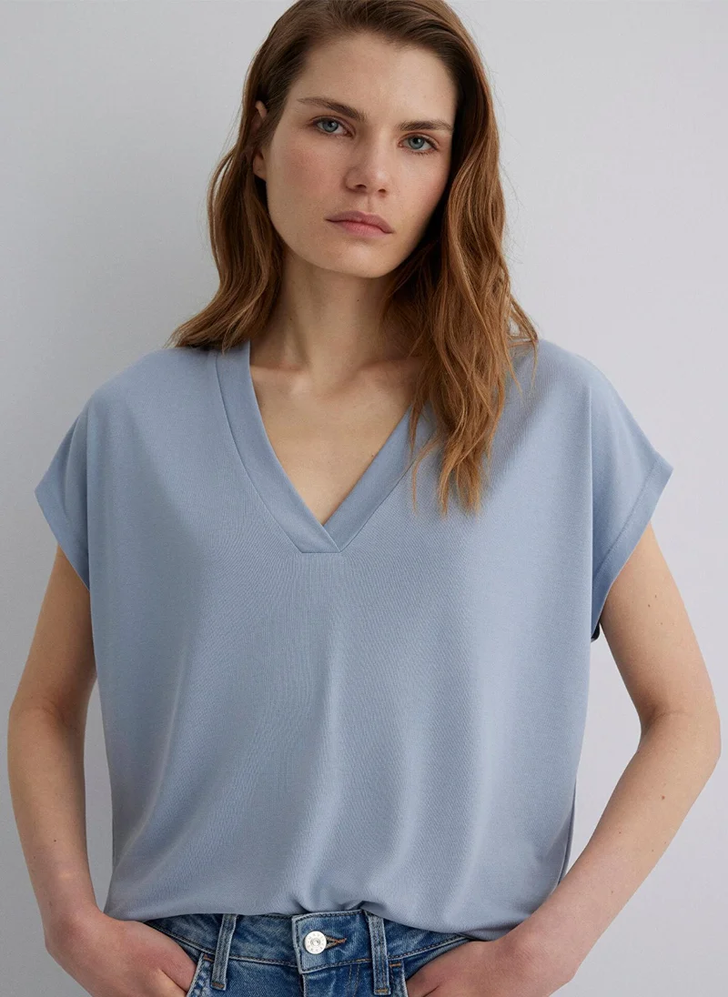 MAVI Blue Tank Top