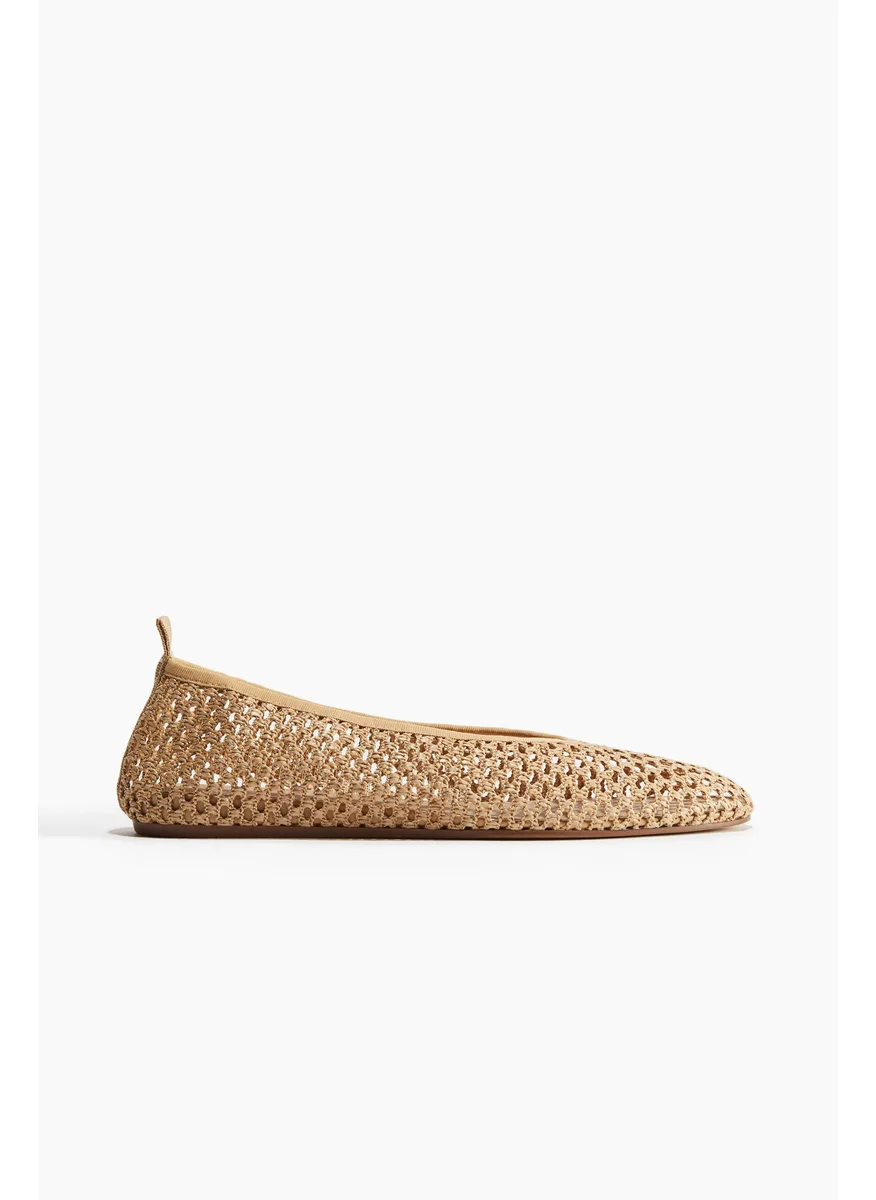اتش اند ام Braided Ballet Pumps