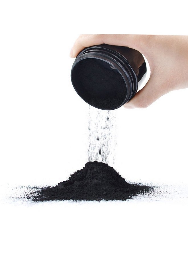 YALFEN 2-Pack Activated Charcoal Teeth Whitening Powder Natural Coconut Teeth Whitener with Bamboo Brush - Image 3