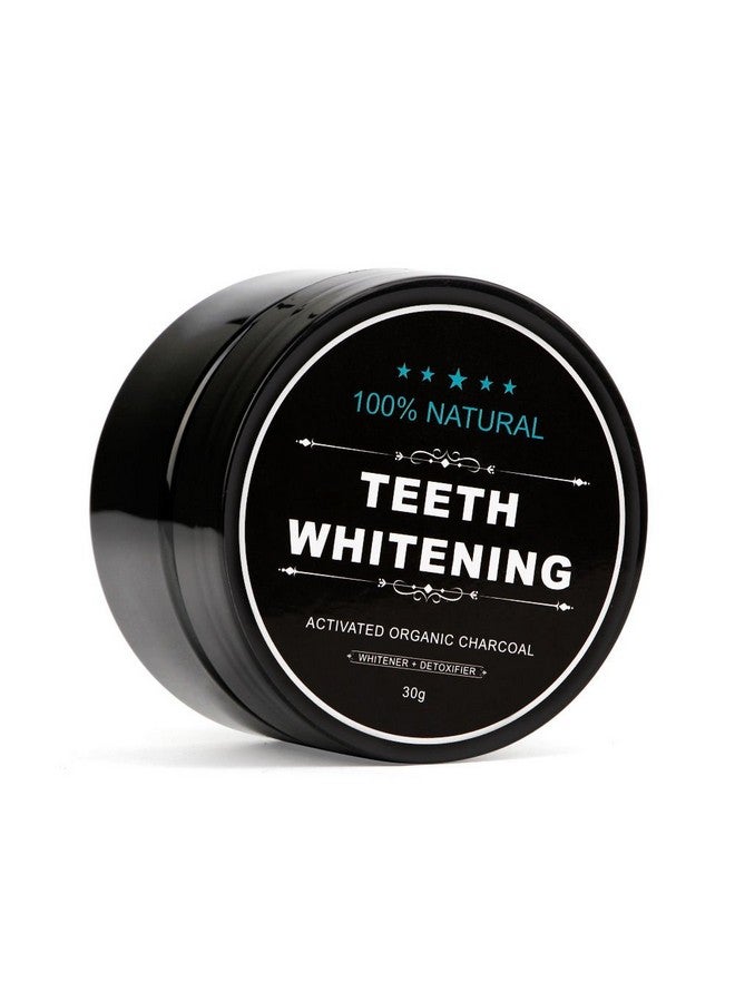 YALFEN 2-Pack Activated Charcoal Teeth Whitening Powder Natural Coconut Teeth Whitener with Bamboo Brush - Image 4