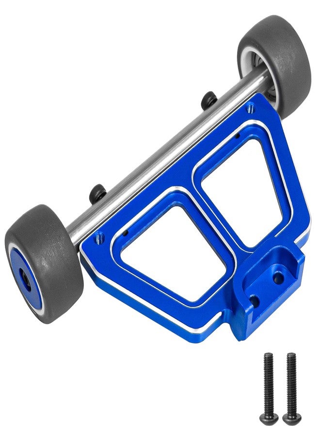 LRFHL RC Wheelie Bar Blue Wheelie Bar Upgrade Parts for 1/16 Traxxas Mini Maxx BL-2s 107154-1 Mini XRT VXL-3S 108076-1 Mini Slash RC Car - Image 1