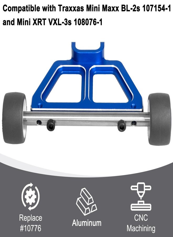LRFHL RC Wheelie Bar Blue Wheelie Bar Upgrade Parts for 1/16 Traxxas Mini Maxx BL-2s 107154-1 Mini XRT VXL-3S 108076-1 Mini Slash RC Car - Image 4