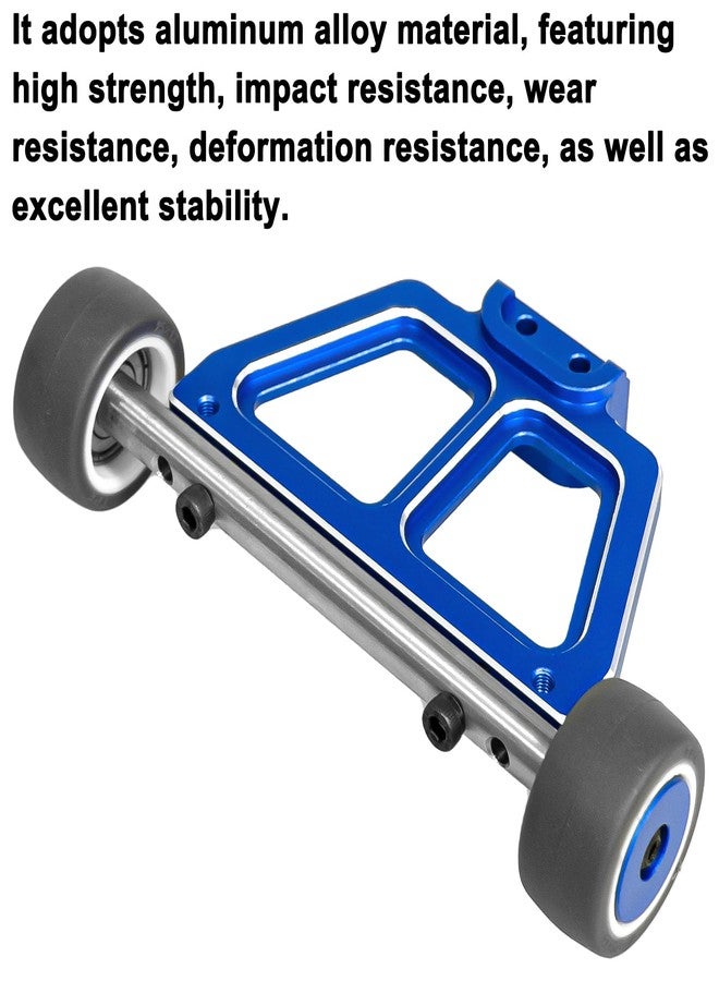 LRFHL RC Wheelie Bar Blue Wheelie Bar Upgrade Parts for 1/16 Traxxas Mini Maxx BL-2s 107154-1 Mini XRT VXL-3S 108076-1 Mini Slash RC Car - Image 5