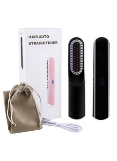 General Wireless Rechargeable Hair Straightener Brush Lightweight and Portable Ceramic Negative Ion Beard Comb Straight Rechargeable Hair Straightener USB  - Image 1