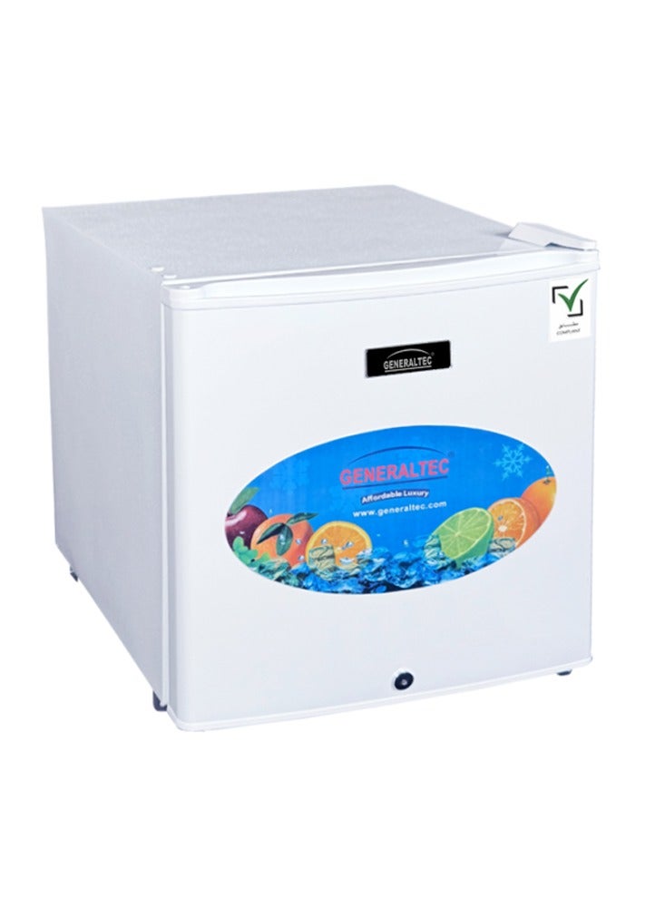 Generaltec Mini Refrigerator Single Door Model-GR70, White 60 W GR70L White - Image 2