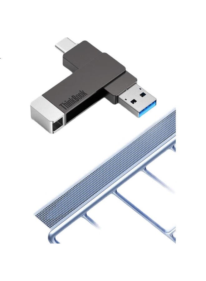 Thinkpad Lenovo Thinkbook 1Tb Type-C Usb3.1 Flash Drive 150Mb/S Read Speed Dual Interface Usb Drive For Mobile And Computer Office Business Flash Drive Bu100 - Image 2