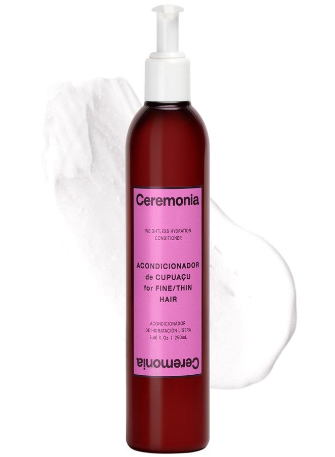 Ceremonia Weightless Hydration Conditioner with Vegan Keratin, Cupuaçu Butter & Castor Oil for Fine/Thin Hair, 8.45 Fl Oz | 250 mL - Image 1