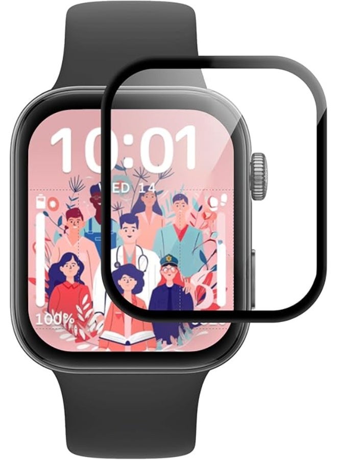 Screen Protector for Huawei Watch Fit 3, 3D Curved Soft Edge Protective Film [Anti-Scratch] [Bubble Free] [Ultra Shatterproof] [High Sensitive] (Not Glass) - Image 1