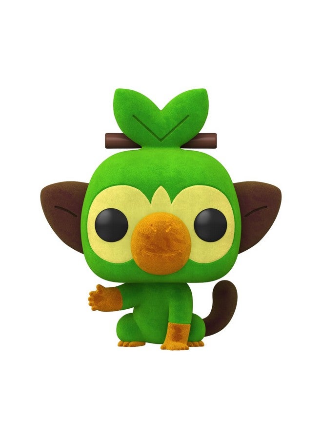 Funko Pop! Games: Pokemon - Grookey (Flocked), Amazon Exclusive - Image 2