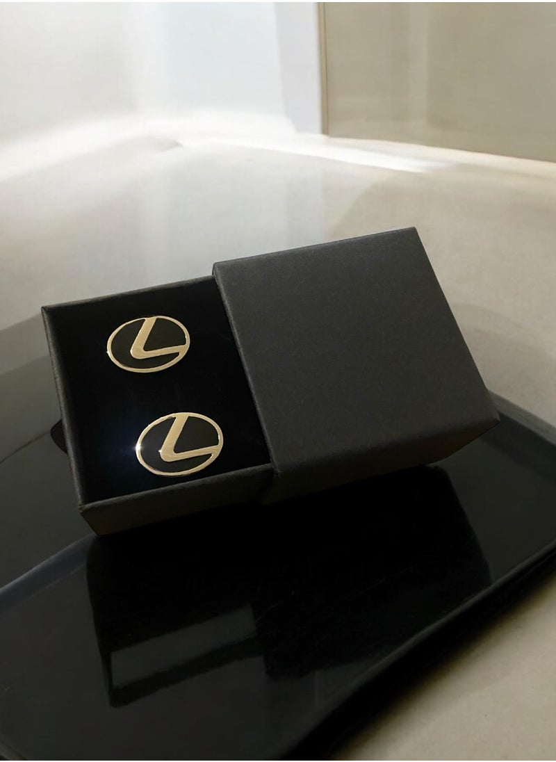 LEXUS Elegant & High Quality Chrome Plated Cufflinks For Men  - Image 3