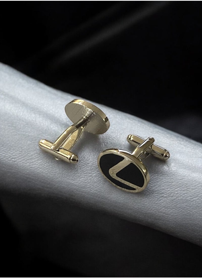 LEXUS Elegant & High Quality Chrome Plated Cufflinks For Men  - Image 4