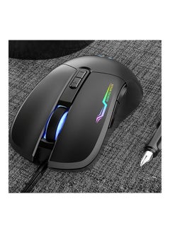 نيبمينينت ماوس ألعاب سلكي بإضاءة متعددة الألوان RGB مع 4 مستويات نقطة لكل بوصة قابلة للتعديل  - Image 5