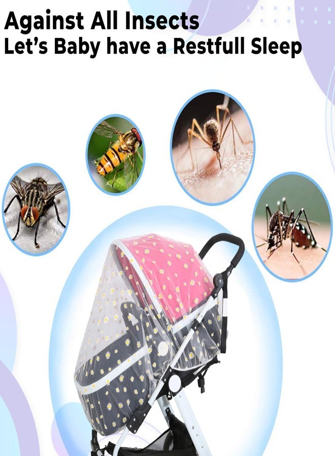 Bembika Baby Stroller Mosquito Net The Ultimate Mosquito Net for Kids, Perfect Pram Net Cover, Ideal Mosquito Net for Baby Strollers and Prams, Compact and Stylish in Nature (Sunflower) - Image 5