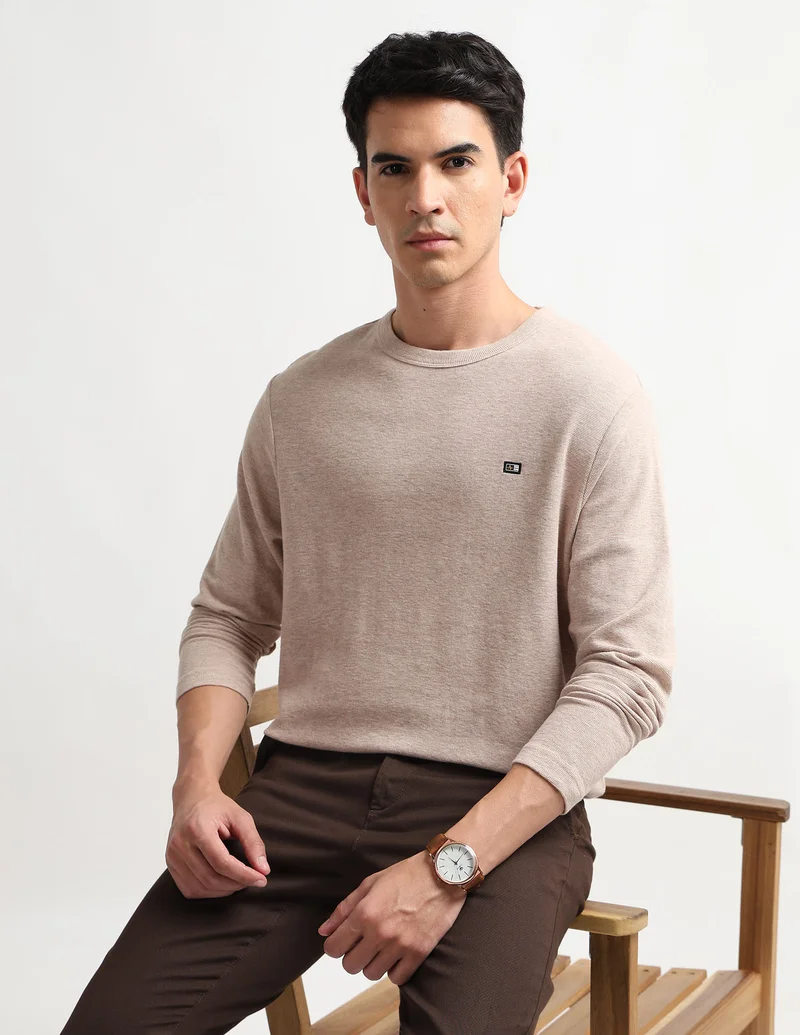 Arrow Heathered Regular Fit T-Shirt