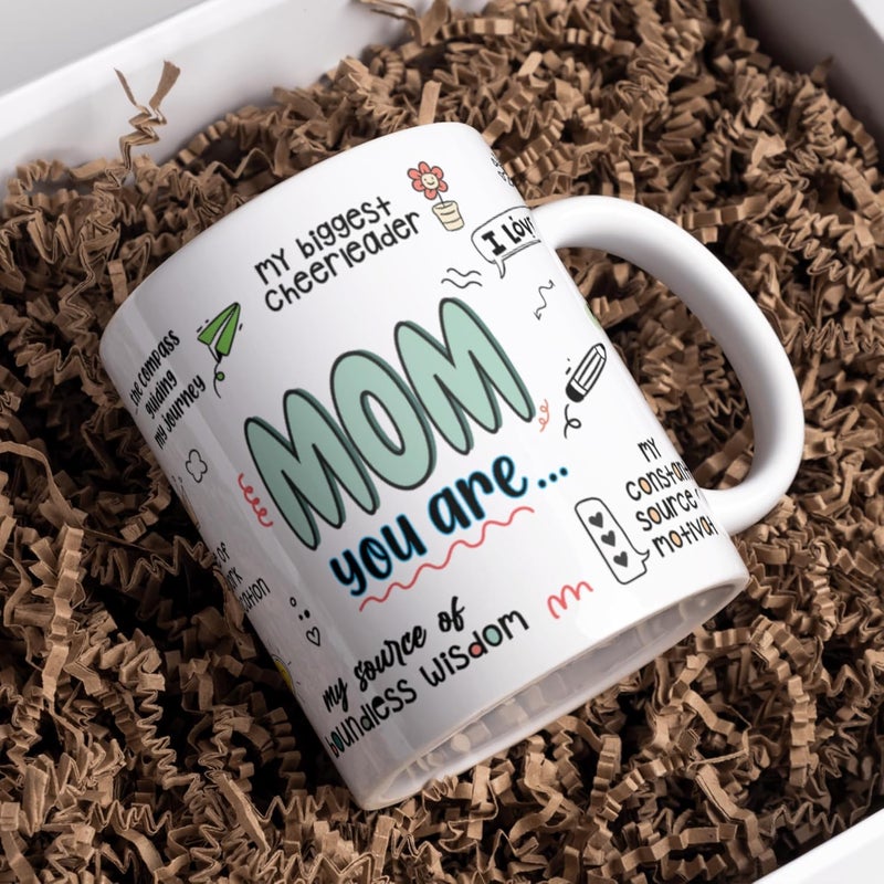 Gogirgit Ceramic Coffee Mug Collection for Mom Mothers DayBirthday Gift 330ml Microwave Safe Mom Love Gratitude - Image 4