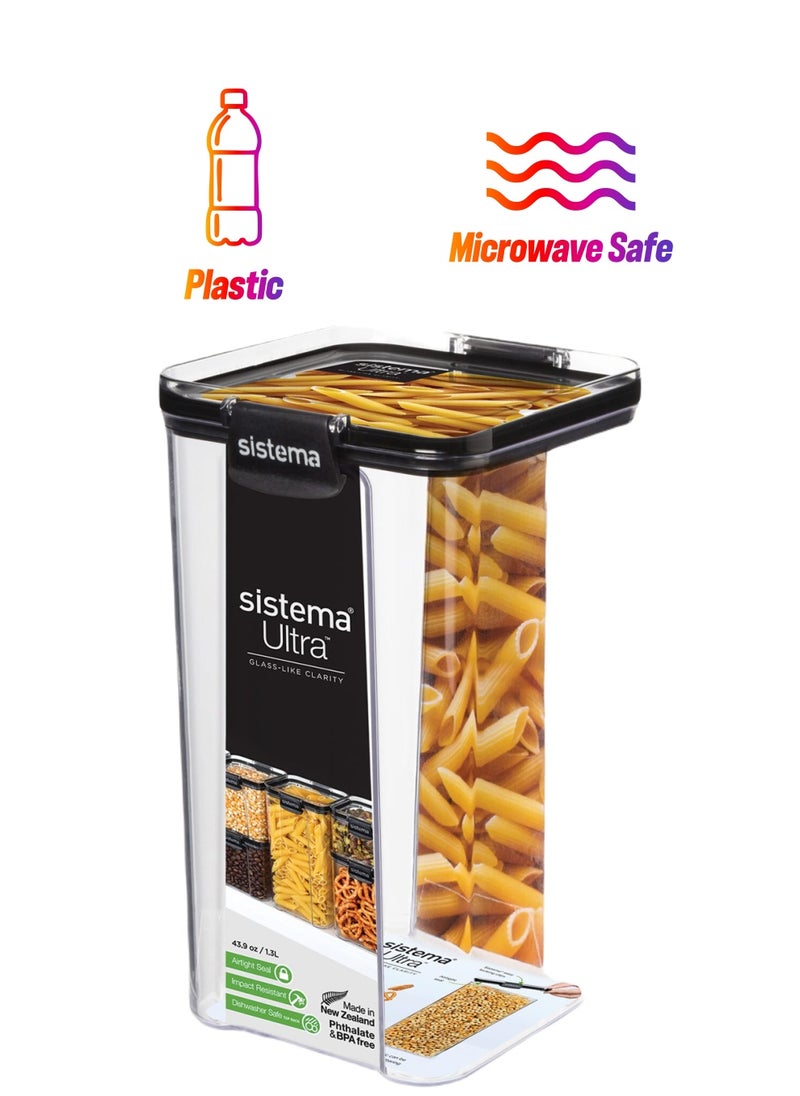 sistema - Sistema 1.3L Tritan Square: Leakproof Food Storage - Microwave, Fridge & Top Rack Dishwasher Safe - ( BPA-Free)
, Made In New Zealand - Image 1