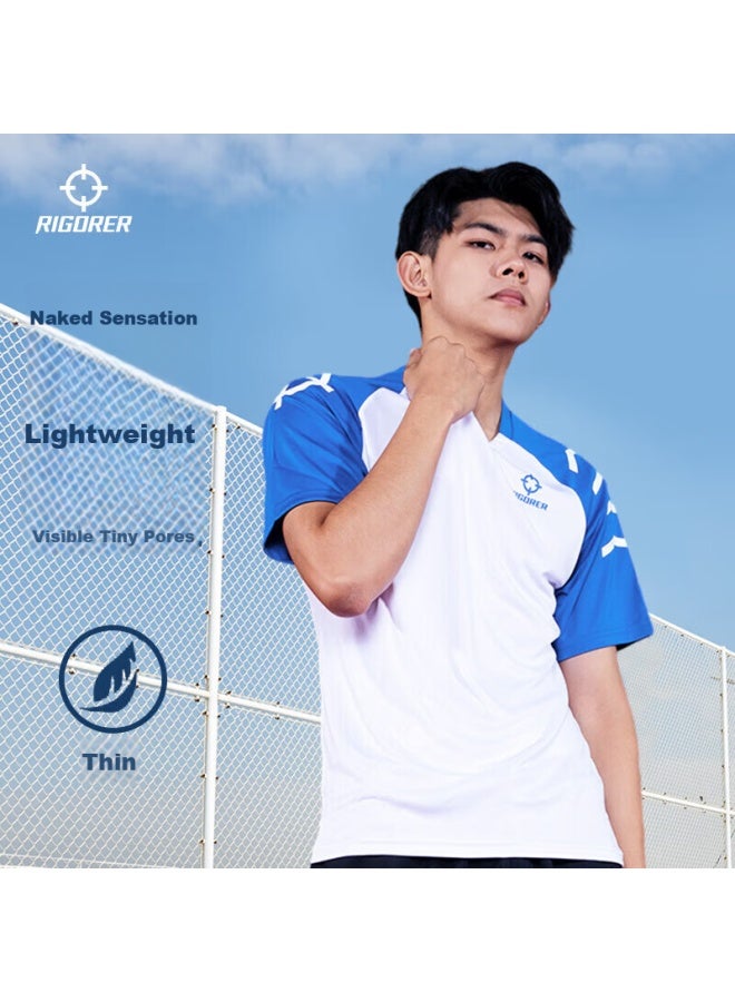 Rigorer Short-sleeve T-shirt, Summer Comfortable Casual Simple Sports Sweat-wicking Breathable Running Top - Image 1