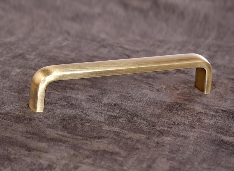 Amar Enterprise 18 Inches Stainless Steel RoundD Shaped Brass Anitque Finish Pull Handle Kitchen Drawer Furniture Handle Wardrobe Handle18 Inches Pack of 6448mm Hole to Hole - Image 5