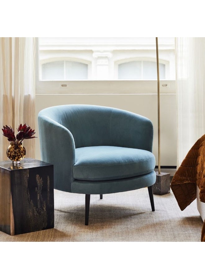 مردود السعودية كنبة كرسي مقعد واحد بتصميم مستدير مقاس 75 × 85 × 75 سم (عرض × عُمق × ارتفاع) - كود MS_ID_1PSF_00177