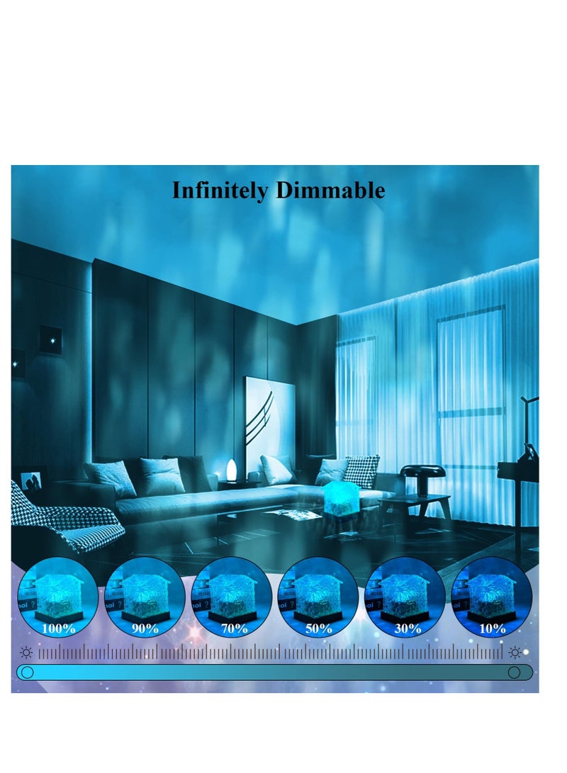 Excefore Galaxy Projector Light for Bedroom, Ocean Wave Sensory Light with 16 Colors, Romantic Visual Mood Lighting Lamp, Ceiling Projector Night Light for Bedroom/Party/Game Rooms, for Teen Gifts - Image 3