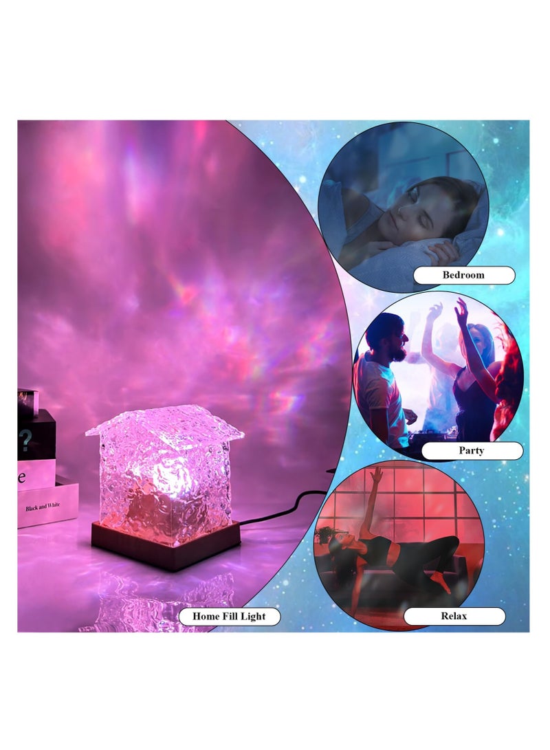 Excefore Galaxy Projector Light for Bedroom, Ocean Wave Sensory Light with 16 Colors, Romantic Visual Mood Lighting Lamp, Ceiling Projector Night Light for Bedroom/Party/Game Rooms, for Teen Gifts - Image 4