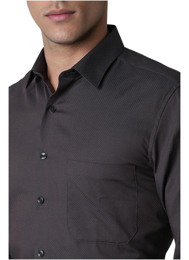 LOUIS PHILIPPE - Louis Philippe Men's Slim Fit Shirt (LPSFMSLPJ08783_Olive - Image 1