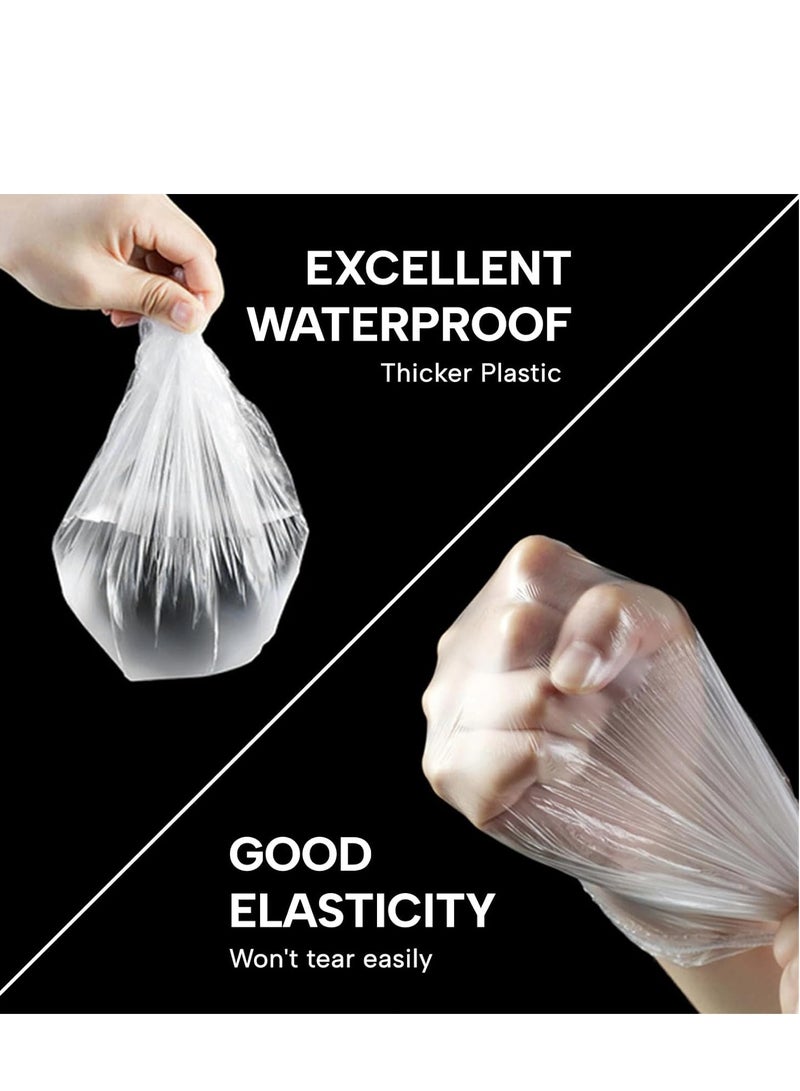 Clear Disposable Shower Caps - 30 Pack Large 20.5 Inch, Perfect for Travel and Home Use, Ideal for Women in Hotels and Homes with Effective Hair Protection and Comfortable Shower Experience. - Image 3