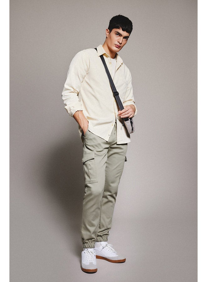DeFacto Man Jogger - Standart Fit Woven Trousers  - Image 4
