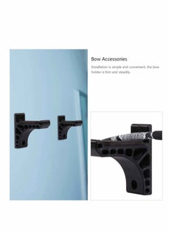 1 Pair Wall Mount Bow Rack Recurve Display Hanger Adhesive Storage Stand Plastic Archery Rest Bracket with Screw for Black - pzsku/ZA4BECDA272D75D421F32Z/45/_/1671026546/69373f69-0535-409b-9d02-7eae26642413