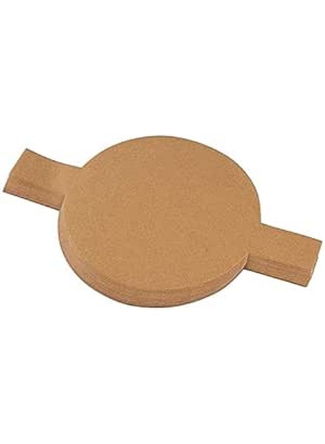 6 Inch Precut Round Cake Pan Liners 100 Pcs Non Stick Parchment Paper With Lift Tabs - Image 1